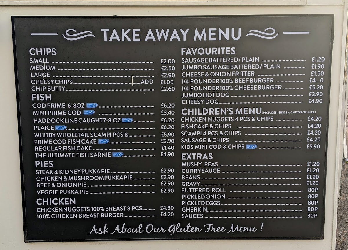 Paignton Pier Chippy Co. Menu - Image 5
