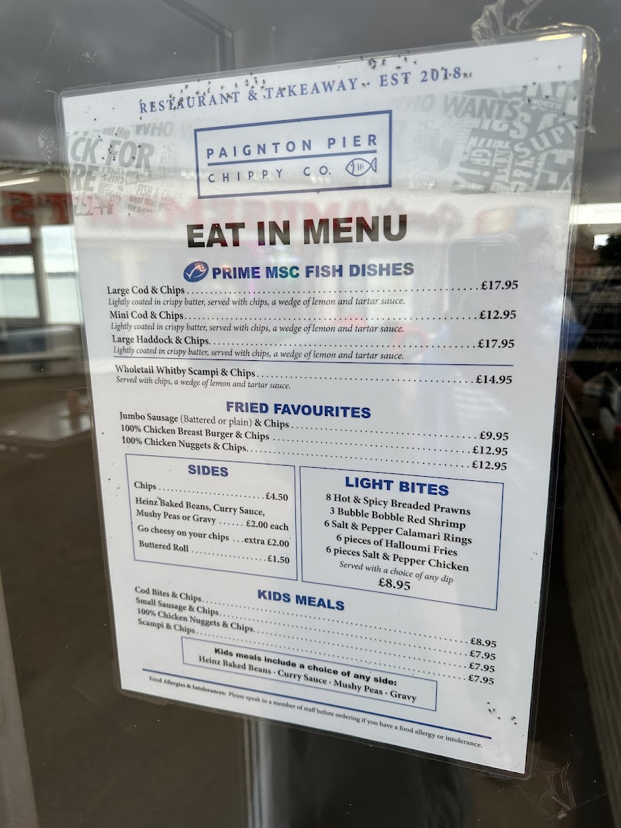 Paignton Pier Chippy Co. Menu - Image 6